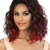 LSDP-Nico | Lace Front & Lace Part Synthetic Wig By Motown Tress -Best wig outlet Shop MT31155 LSDP NICO 3T1B RedWine