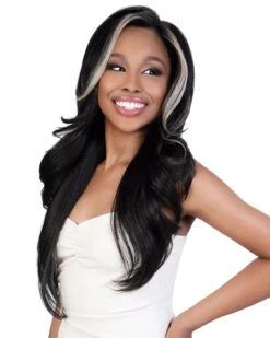 LUHD Aiza | Lace Front Synthetic Wig By Motown Tress -Best wig outlet Shop MT31182 LUHDAiza S2