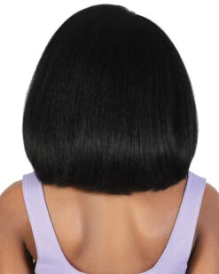 HBL 134Zoa | Lace Front Human Hair Blend Wig By Motown Tress 12 HBL 134Zoa | Lace Front Human Hair Blend Wig By Motown Tress -Best wig outlet Shop MT37276 HBL 134Zoa NaturalBlack B