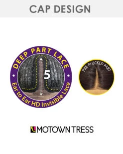 LDP-Hilson | Lace Front & Lace Part Synthetic Wig By Motown Tress -Best wig outlet Shop MT 5DeepPartLace2