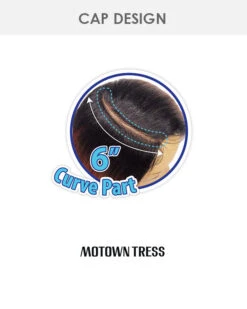 LDP-Curve2 | Lace Front & Lace Part Synthetic Wig By Motown Tress -Best wig outlet Shop MT Cap Curve 01