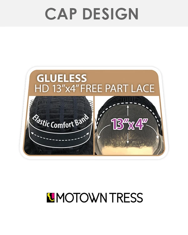 HBL 134Zoa | Lace Front Human Hair Blend Wig By Motown Tress 9 HBL 134Zoa | Lace Front Human Hair Blend Wig By Motown Tress - Image 9