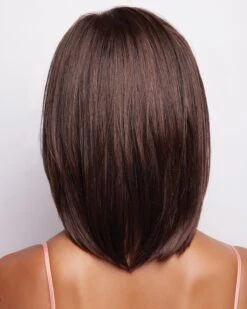 Zane | Lace Front & Monofilament Part Synthetic Wig By Noriko -Best wig outlet Shop NO1717 Zane RedBrown back