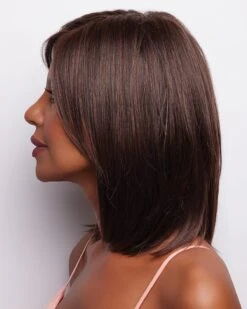 Zane | Lace Front & Monofilament Part Synthetic Wig By Noriko -Best wig outlet Shop NO1717 Zane RedBrown side