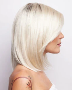 Zane | Lace Front & Monofilament Part Synthetic Wig By Noriko -Best wig outlet Shop NO1717 Zane SeashellBlond R side