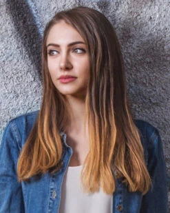 PLF005HM | Lace Front & Monofilament Human Hair Wig By Louis Ferre -Best wig outlet Shop PLF005 CreamyCocoa side