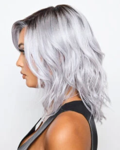 Dazzling Wavez | Lace Front & Monofilament Part Synthetic Wig By Rene Of Paris -Best wig outlet Shop RP1513 DazzlingWavez LunarHaze S3