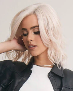 Dazzling Wavez | Lace Front & Monofilament Part Synthetic Wig By Rene Of Paris -Best wig outlet Shop RP1513 DazzlingWavez PinkChampagne M3