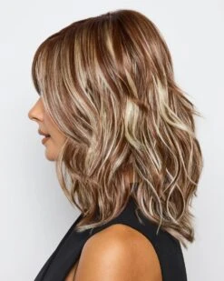 Dazzling Wavez | Lace Front & Monofilament Part Synthetic Wig By Rene Of Paris -Best wig outlet Shop RP1513 DazzlingWavez SnowyUmber R S3