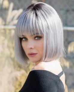 Nico (Exclusive) | Synthetic Wig By Rene Of Paris -Best wig outlet Shop RP2392 Nico SmokyGray R side 01