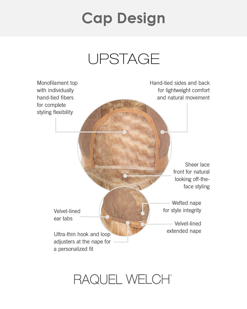 Upstage-Petite | Lace Front & Monofilament Synthetic Wig By Raquel Welch - Image 6