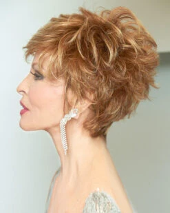Sparkle Elite | Lace Front & Monofilament Synthetic Wig By Raquel Welch -Best wig outlet Shop RW31045 Sparkle Elite R Side2