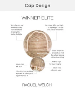 Winner Elite | Lace Front & Monofilament Top Synthetic Wig By Raquel Welch -Best wig outlet Shop RW31065 WinnerElite cap