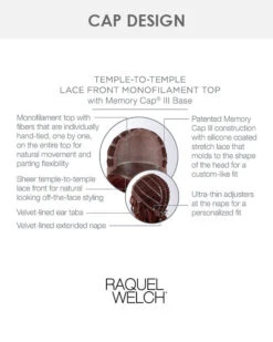 High Octane | Lace Front & Monofilament Top Synthetic Wig By Raquel Welch 11 High Octane | Lace Front & Monofilament Top Synthetic Wig By Raquel Welch -Best wig outlet Shop RW31076 HighOctane cap