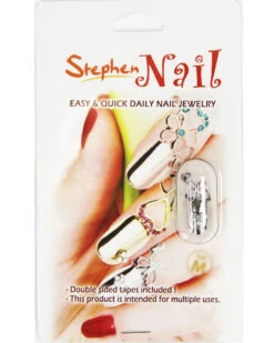 Stephen Nail Jewelry Butterfly (Medium Silver) -Best wig outlet Shop SN082 Butterfly M Silver p