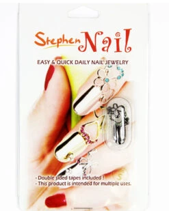 Stephen Nail Jewelry Clover (Small-Black) -Best wig outlet Shop SN099 Clover S Black p