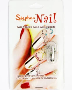 Stephen Nail Jewelry Clover (Small-Silver) -Best wig outlet Shop SN129 Clover S Silver p