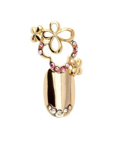 Stephen Nail Jewelry Clover (Medium-Gold)