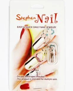 Stephen Nail Jewelry Flower (Small-Pink Gold) -Best wig outlet Shop SN198 Flower S Pink p