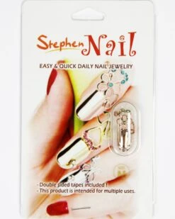 Stephen Nail Jewelry Flower (Medium-Pink Gold) -Best wig outlet Shop SN235 Flower M Pink p