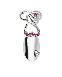 Stephen Nail Jewelry Triple Hearts (Small-Silver)