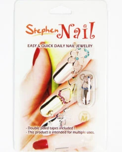 Stephen Nail Jewelry Triple Hearts (Medium-Pink Gold) -Best wig outlet Shop SN310 Triple M Pink p
