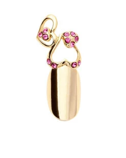 Stephen Nail Jewelry Twin Hearts (Medium-Gold)