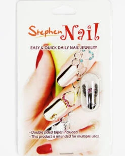 Stephen Nail Jewelry Wing (Small-Black) -Best wig outlet Shop SN419 Wing S Black p