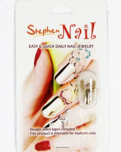 Stephen Nail Jewelry Wing (Small-Gold) -Best wig outlet Shop SN426 Wing S Gold p
