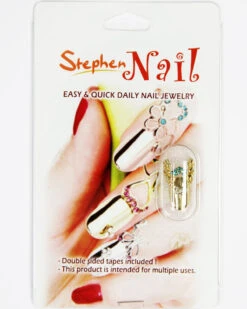 Stephen Nail Jewelry Wing (Medium-Gold) -Best wig outlet Shop SN464 Wing M Gold p