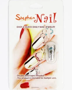 Stephen Nail Jewelry Wing (Medium-Silver) -Best wig outlet Shop SN488 Wing M Silver p