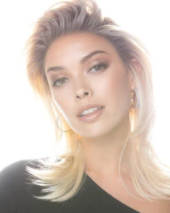 Feathered Bob | Lace Front & Monofilament Top Synthetic Wig By TressAllure -Best wig outlet Shop TAMC1401 FeatheredBob styled