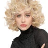 Cheers / Curl Intense | Lace Front & Monofilament Top Synthetic Wig By TressAllure