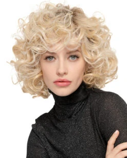 Cheers / Curl Intense | Lace Front & Monofilament Top Synthetic Wig By TressAllure