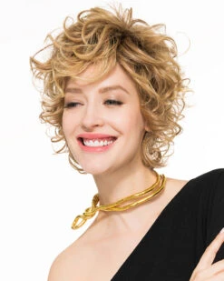 Delight / Soft Curl | Lace Front & Monofilament Top Synthetic Wig By TressAllure -Best wig outlet Shop TAMC1409 Delight 1426R10 F1