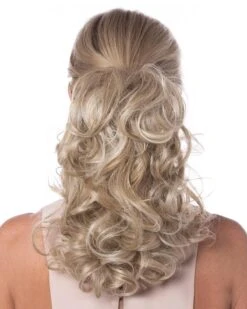 Pony Double Play HF | Hair Piece By Toni Brattin -Best wig outlet Shop TN50017 PonyDoublePlay HF LightBlonde back2
