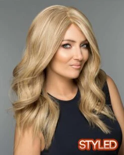 Alexandra Petite | Monofilament Human Hair Wig By Wig Pro -Best wig outlet Shop WP37003 WP103 Alexandra 18 22 22 styled 02