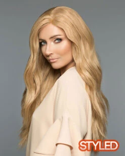 Amber | Monofilament Human Hair Wig By Wig Pro -Best wig outlet Shop WP37005R WP105 Amber SwedishAlmond 5 styled 01