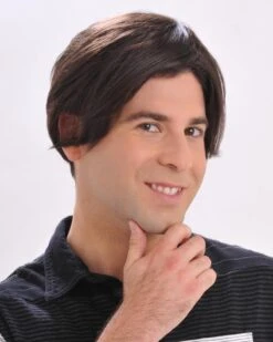 401 | Men's Human Hair Toupee By Wig Pro -Best wig outlet Shop WP401A Mens hand