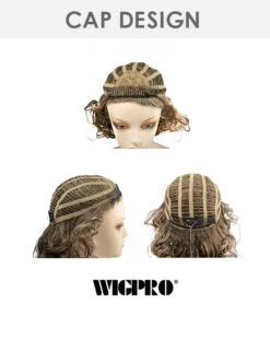 Poppy | 3/4 Synthetic Wig By Wig Pro -Best wig outlet Shop WP43003 524Poppy Cap