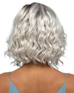 Wren | Lace Front & Monofilament Part Synthetic Wig By Estetica -Best wig outlet Shop Wren SilverSunRT8 back