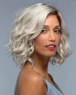 Wren | Lace Front & Monofilament Part Synthetic Wig By Estetica -Best wig outlet Shop Wren SilverSunRT8 side4